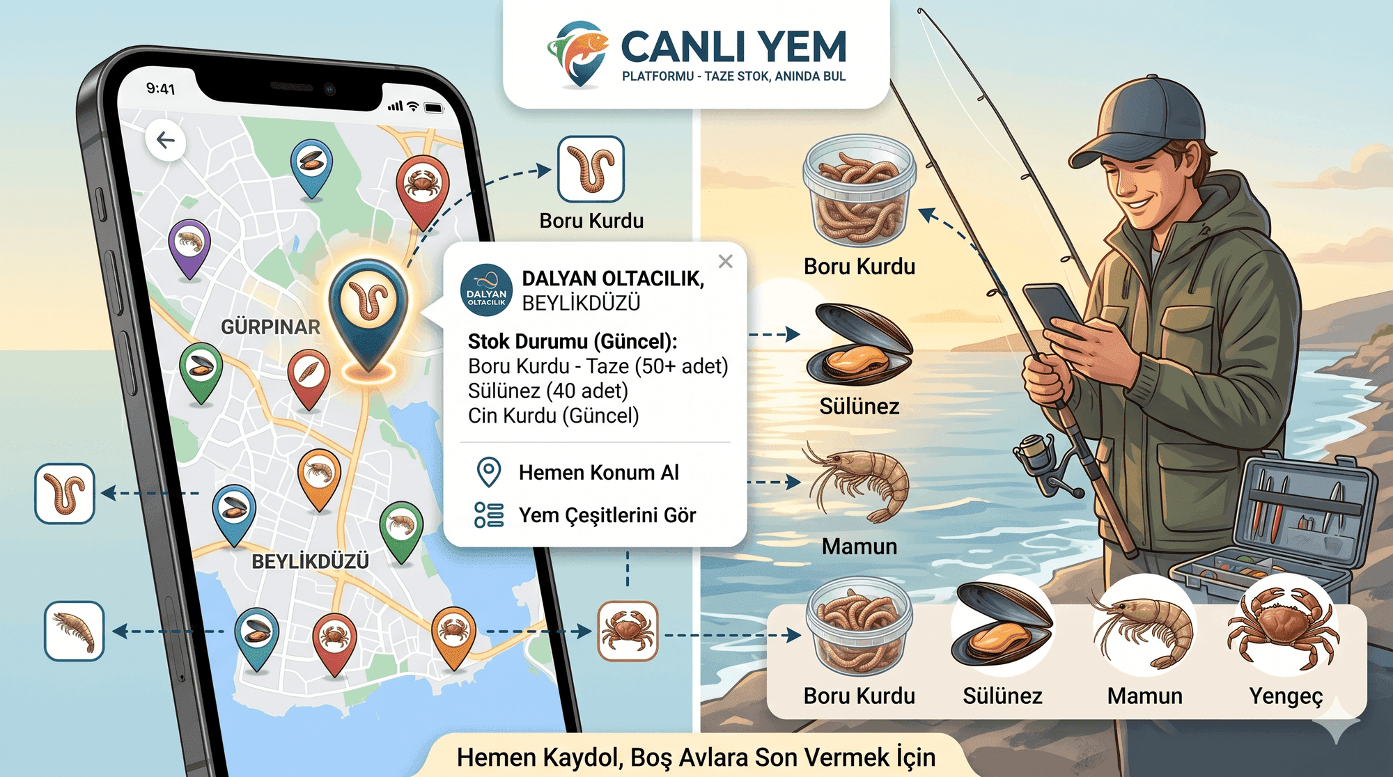Canlı Yem Tedariğinde Dijital Devrim Canlı Yem Tedariğinde Dijital Devrim